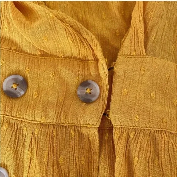 Revolve Amuse Society Georgie mustard yellow dress - Picture 9 of 12